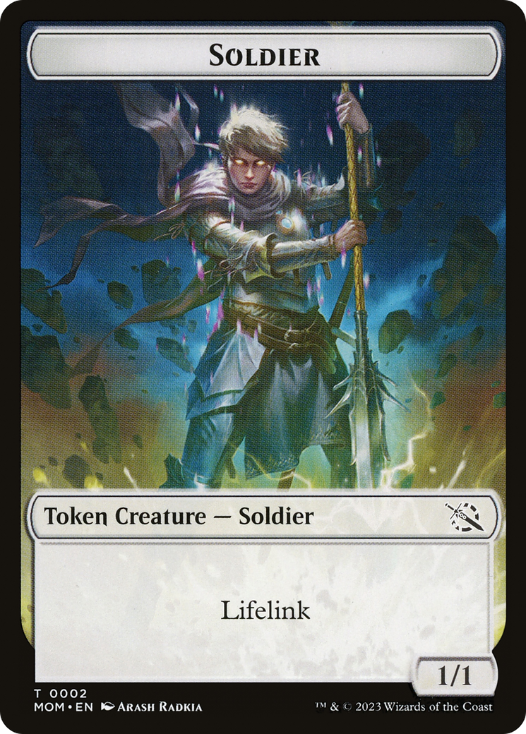 Soldier // Kraken Double-Sided Token [March of the Machine Tokens] | Exor Games Summserside