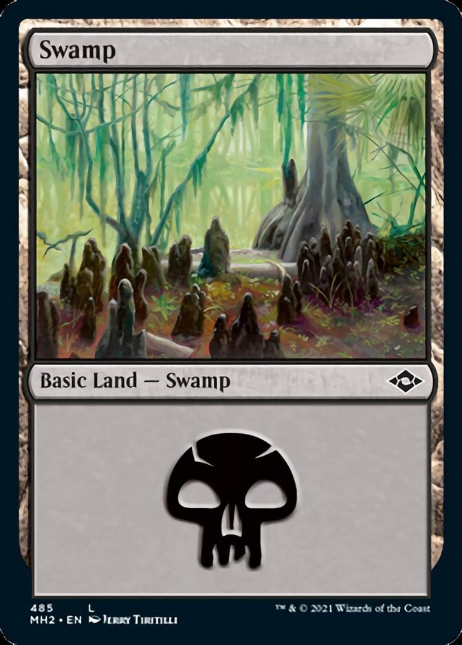 Swamp (485) (Foil Etched) [Modern Horizons 2] | Exor Games Summserside