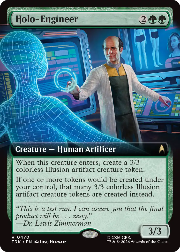 Holo-Engineer (Extended Art) [Star Trek] | Exor Games Summserside