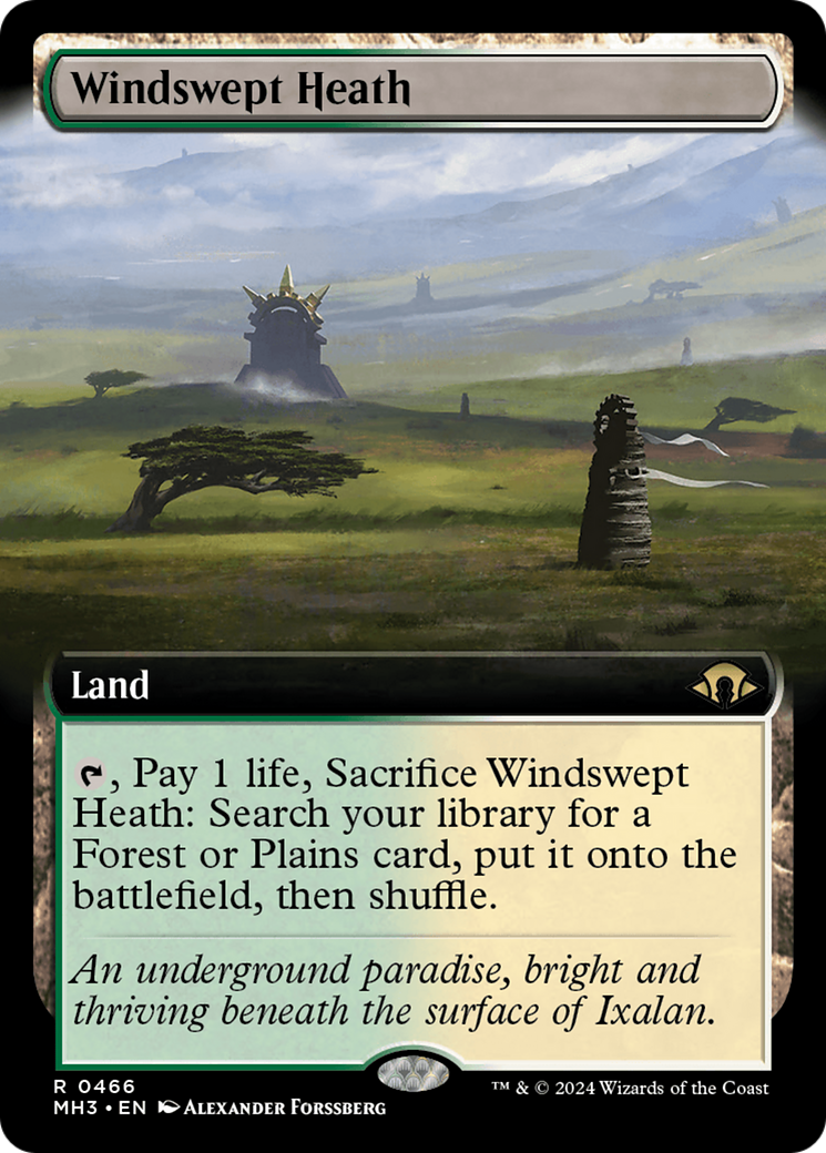 Windswept Heath (Extended Art) [Modern Horizons 3] | Exor Games Summserside