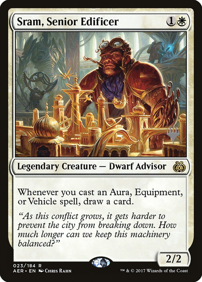 Sram, Senior Edificer [Aether Revolt Promos] | Exor Games Summserside