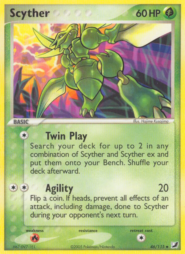 Scyther (46/115) [EX: Unseen Forces] | Exor Games Summserside