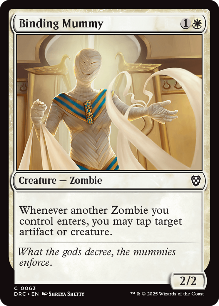 Binding Mummy [Aetherdrift Commander] | Exor Games Summserside