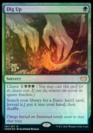 Dig Up [Innistrad: Crimson Vow Prerelease Promos] | Exor Games Summserside