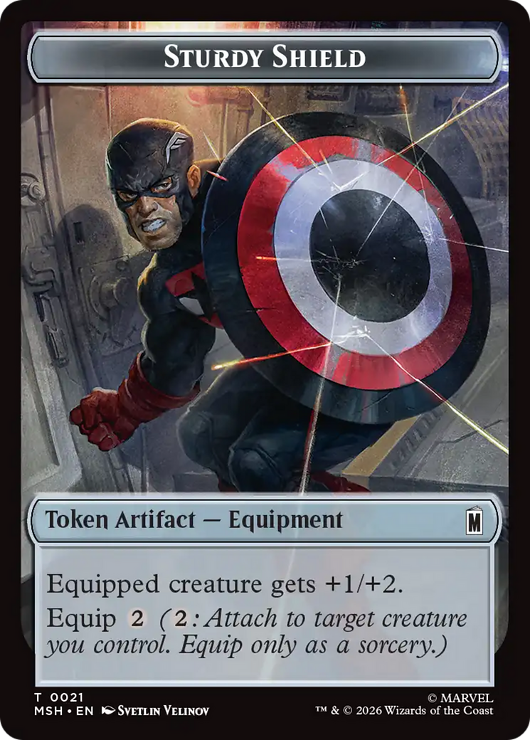 The Tiger God // Sturdy Shield Double-Sided Token [Marvel Super Heroes Tokens] | Exor Games Summserside