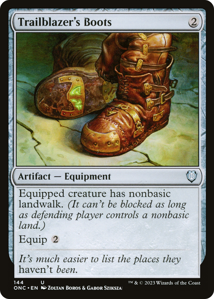 Trailblazer's Boots [Phyrexia: All Will Be One Commander] | Exor Games Summserside