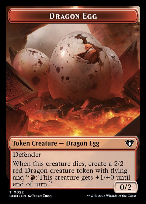 City's Blessing // Dragon Egg Double-Sided Token [Commander Masters Tokens] | Exor Games Summserside