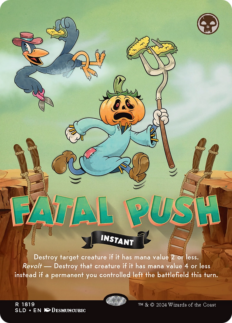 Fatal Push (1819) (Rainbow Foil) [Secret Lair Drop Series] | Exor Games Summserside