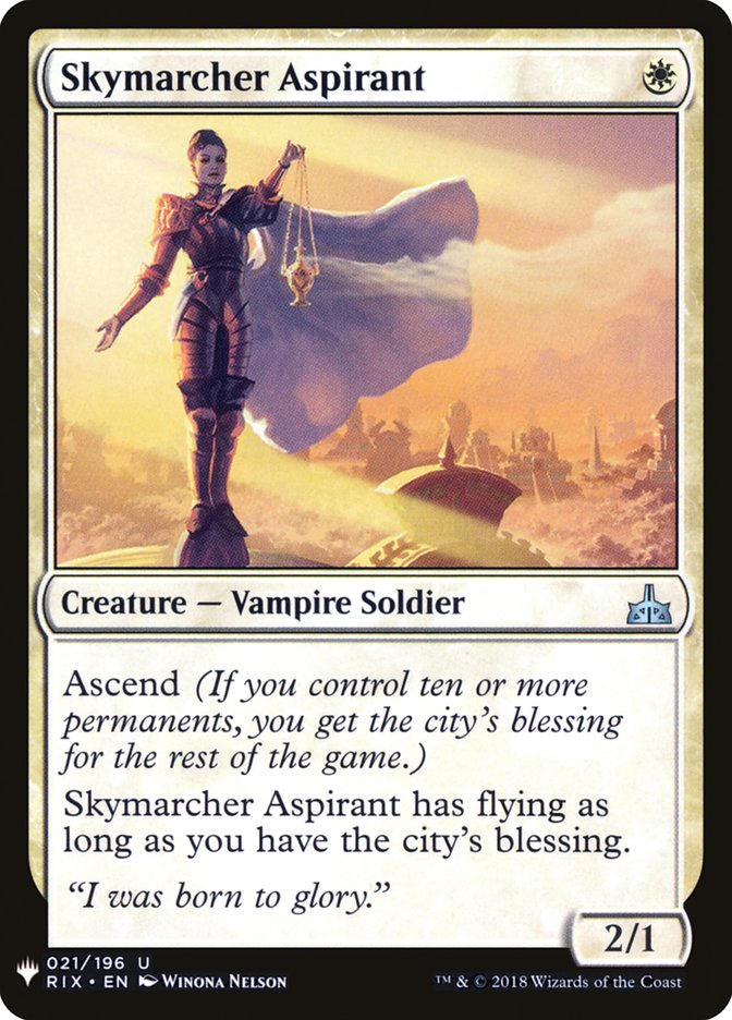 Skymarcher Aspirant [Mystery Booster] | Exor Games Summserside