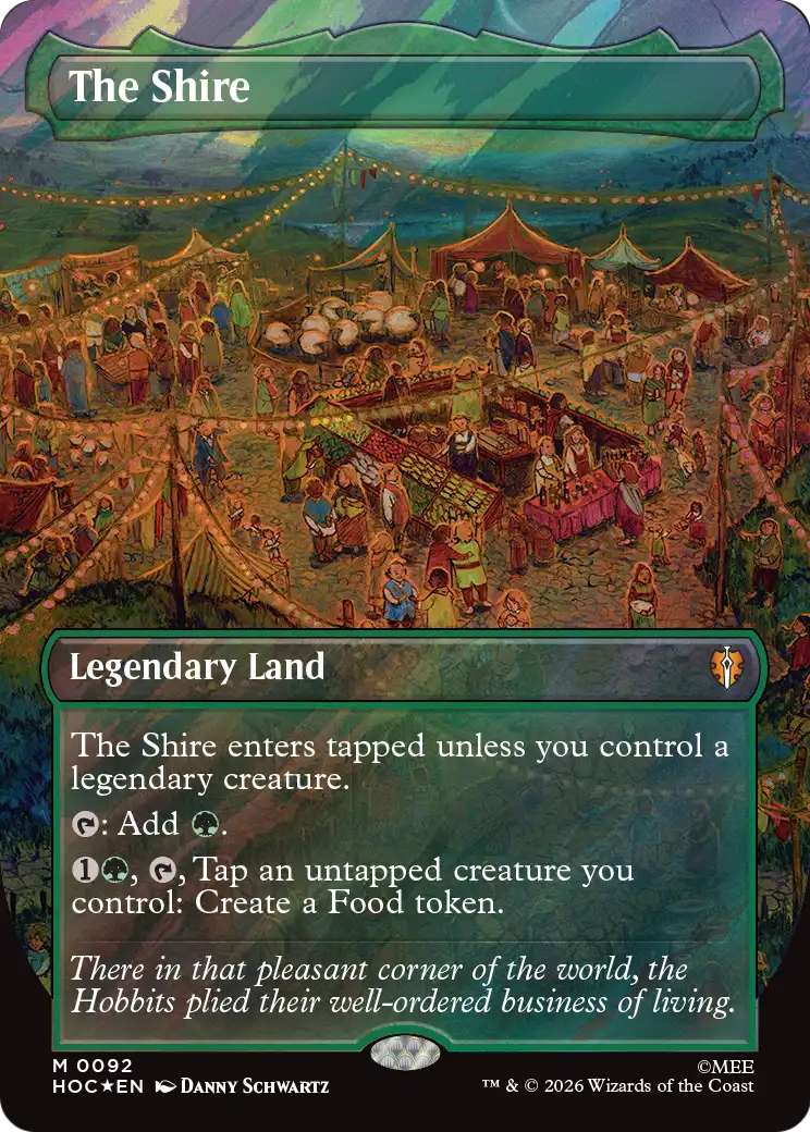 The Shire (Borderless) (Surge Foil) [The Hobbit: Eternal-Legal] | Exor Games Summserside