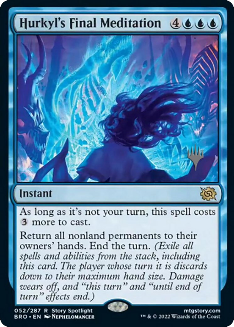 Hurkyl's Final Meditation (Promo Pack) [The Brothers' War Promos] | Exor Games Summserside