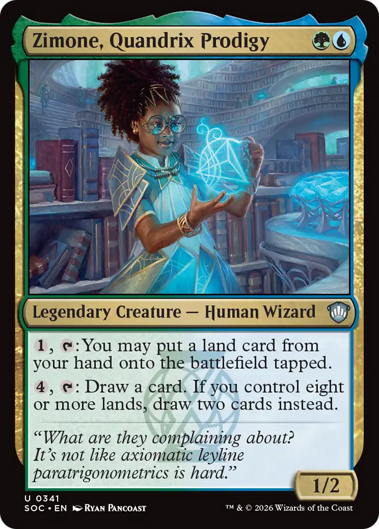 Zimone, Quandrix Prodigy [Secrets of Strixhaven Commander] | Exor Games Summserside