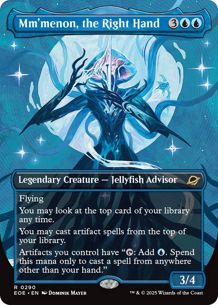 Mm'menon, the Right Hand (Borderless) [Edge of Eternities] | Exor Games Summserside