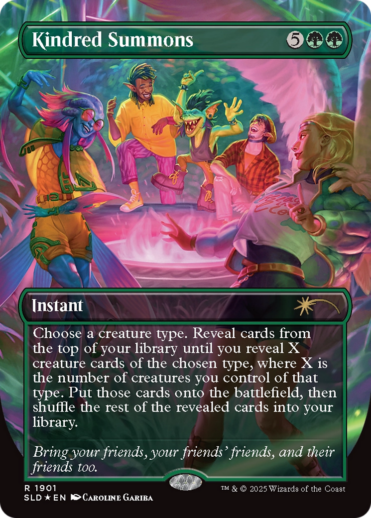 Kindred Summons (Double Rainbow Foil) [Secret Lair Drop Series] | Exor Games Summserside
