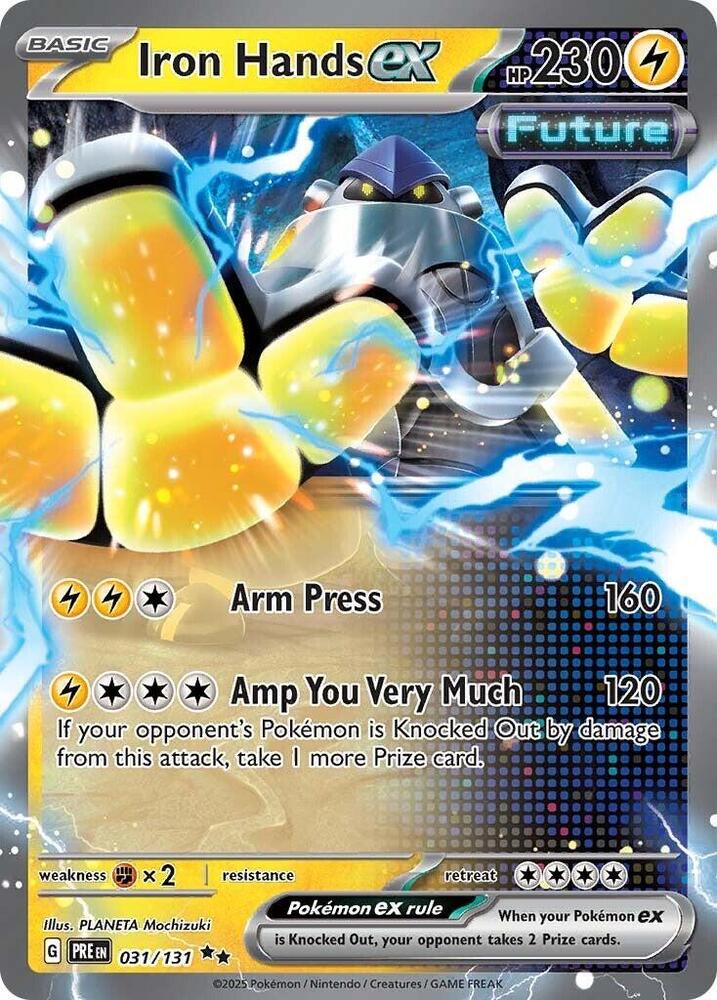 Iron Hands ex (031/131) [Scarlet & Violet: Prismatic Evolutions] | Exor Games Summserside