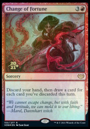 Change of Fortune [Innistrad: Crimson Vow Prerelease Promos] | Exor Games Summserside