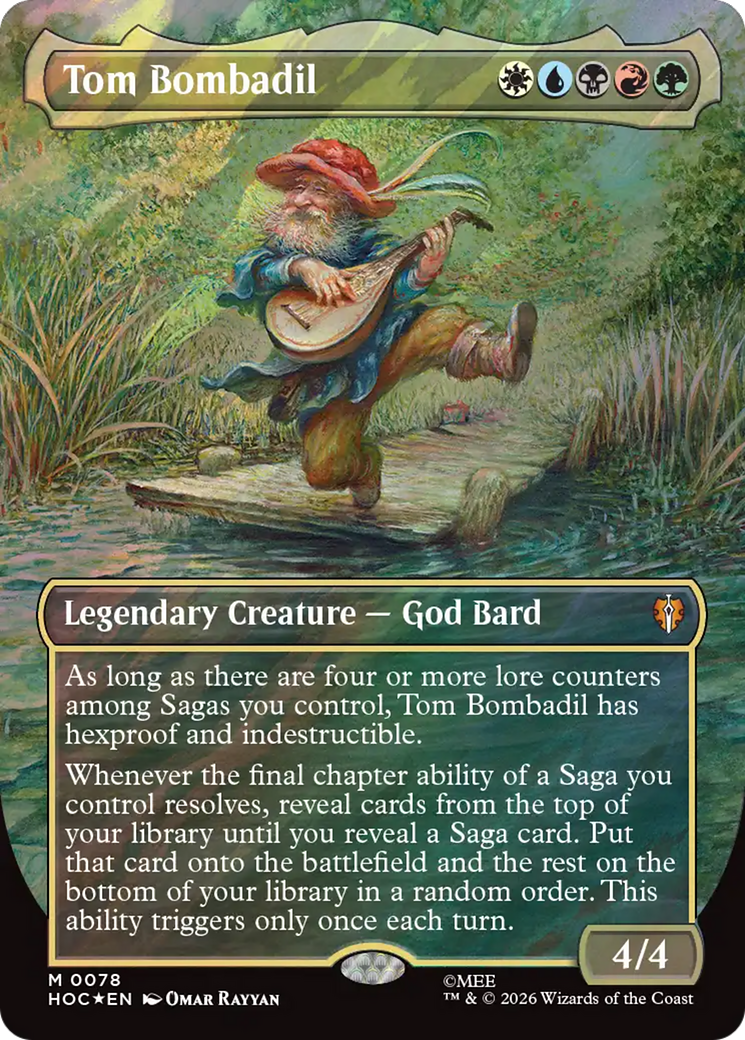 Tom Bombadil (Borderless) (Surge Foil) [The Hobbit] | Exor Games Summserside