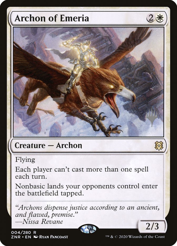 Archon of Emeria (Promo Pack) [Zendikar Rising Promos] | Exor Games Summserside