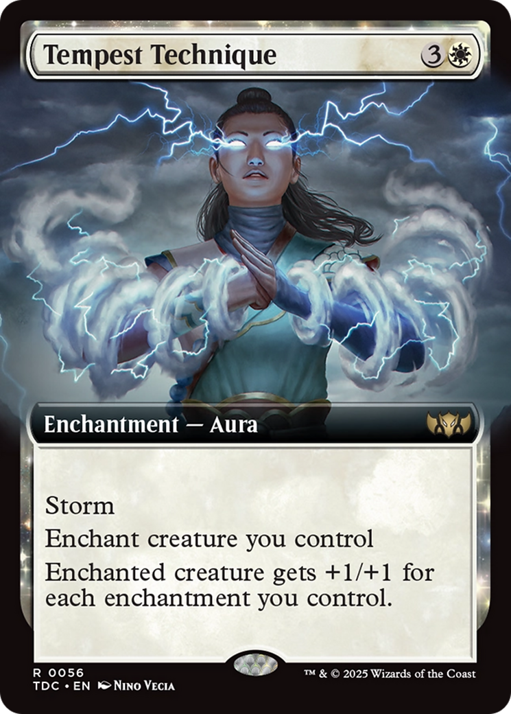 Tempest Technique (Extended Art) [Tarkir: Dragonstorm Commander] | Exor Games Summserside