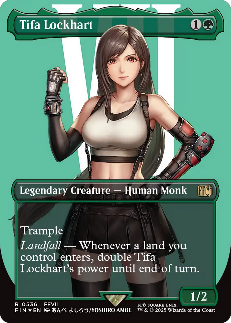 Tifa Lockhart (Borderless) (Surge Foil) [FINAL FANTASY] | Exor Games Summserside