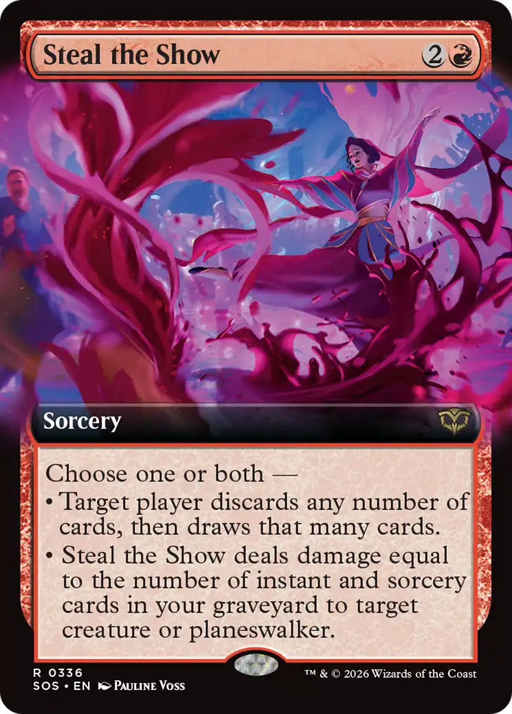 Steal the Show (Extended Art) [Secrets of Strixhaven] | Exor Games Summserside
