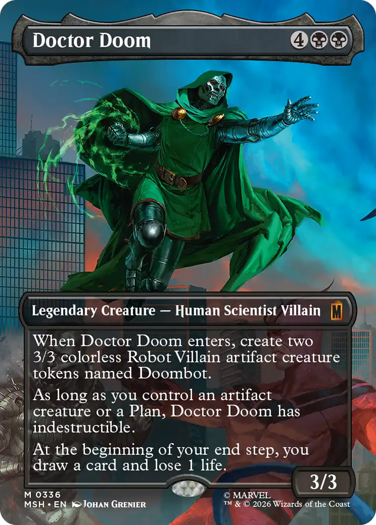 Doctor Doom (Borderless) (336) [Marvel Super Heroes] | Exor Games Summserside