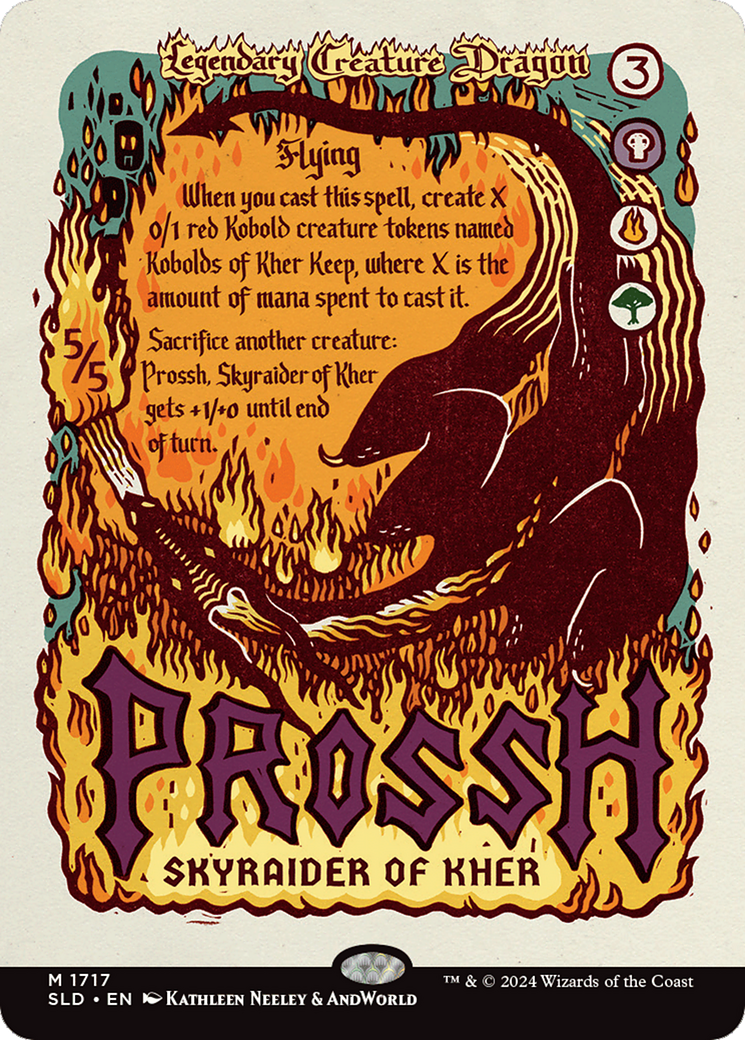 Prossh, Skyraider of Kher (Rainbow Foil) [Secret Lair Drop Series] | Exor Games Summserside