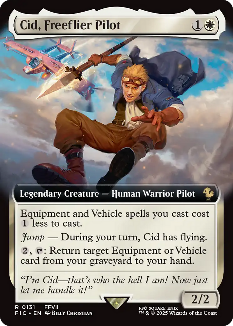 Cid, Freeflier Pilot (Extended Art) [FINAL FANTASY Commander] | Exor Games Summserside