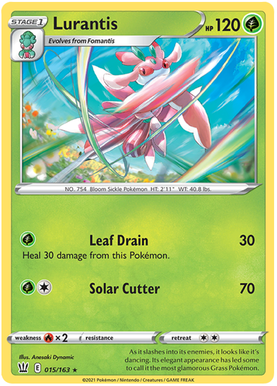 Lurantis (015/163) [Sword & Shield: Battle Styles] | Exor Games Summserside