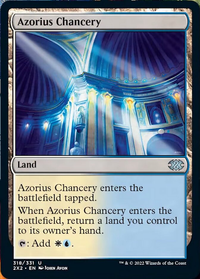 Azorius Chancery [Double Masters 2022] | Exor Games Summserside