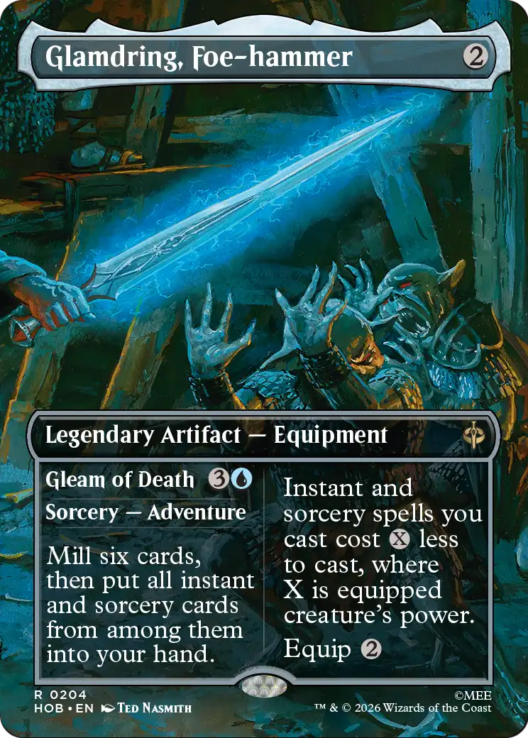 Glamdring, Foe-hammer (Borderless) [The Hobbit] | Exor Games Summserside
