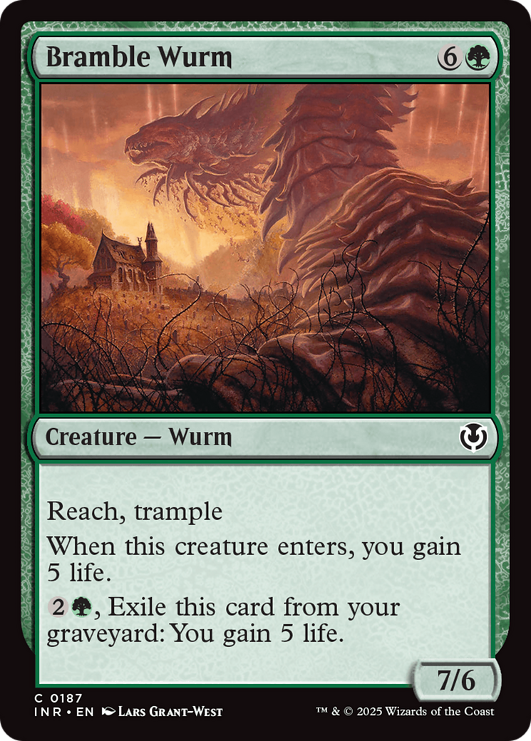 Bramble Wurm [Innistrad Remastered] | Exor Games Summserside