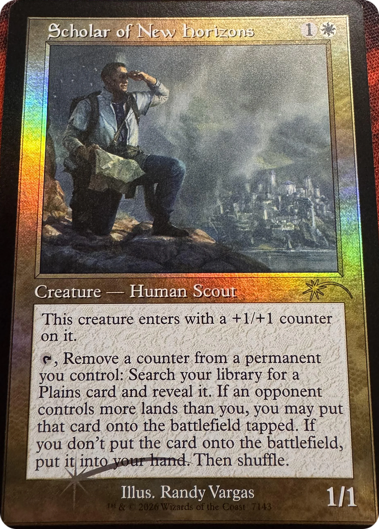 Scholar of New Horizons (Retro Frame) [Secret Lair Drop Series] | Exor Games Summserside