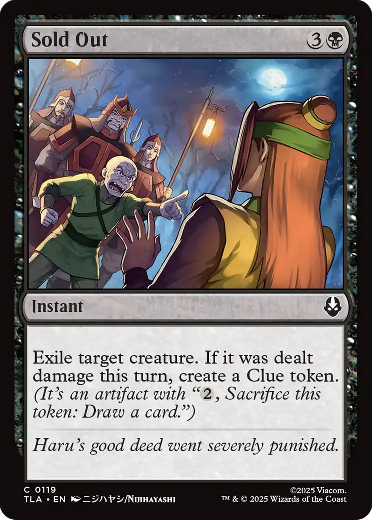 Sold Out [Avatar: The Last Airbender] | Exor Games Summserside