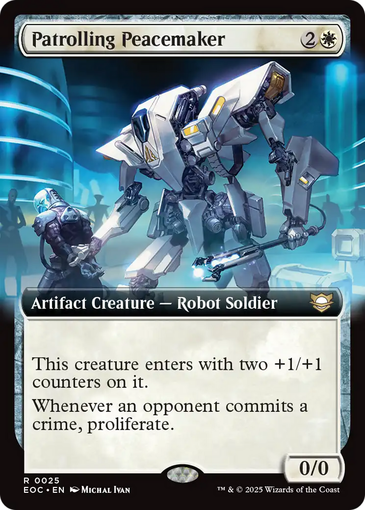 Patrolling Peacemaker (Extended Art) [Edge of Eternities Commander] | Exor Games Summserside