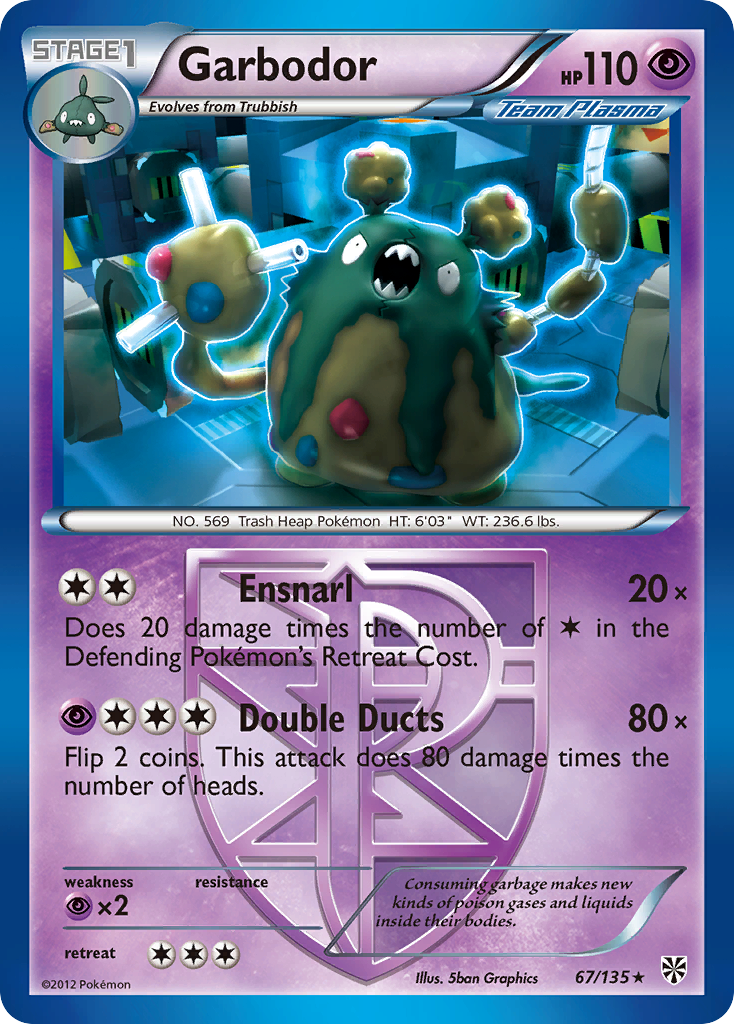 Garbodor (67/135) [Black & White: Plasma Storm] | Exor Games Summserside