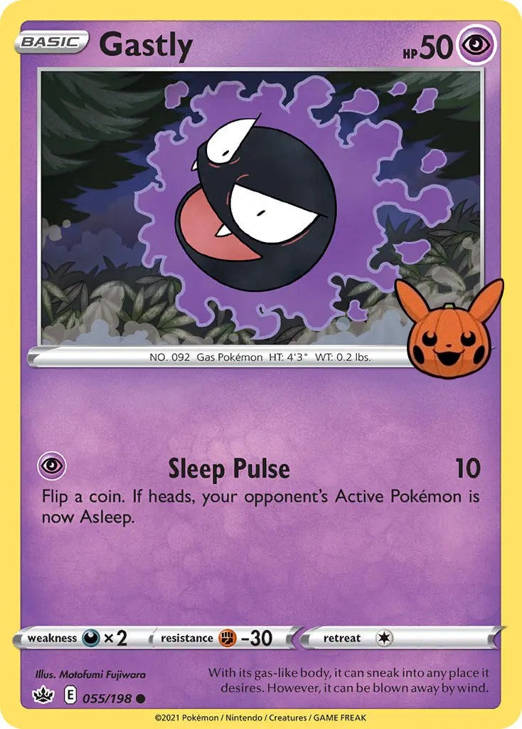 Gastly (055/198) [Trick or Trade] | Exor Games Summserside