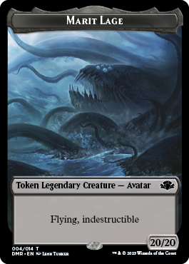 Insect // Marit Lage Double-Sided Token [Dominaria Remastered Tokens] | Exor Games Summserside