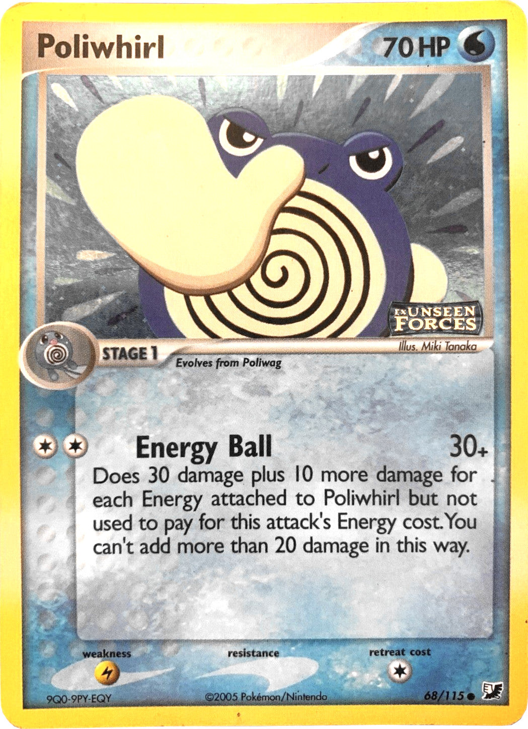 Poliwhirl (68/115) (Stamped) [EX: Unseen Forces] | Exor Games Summserside