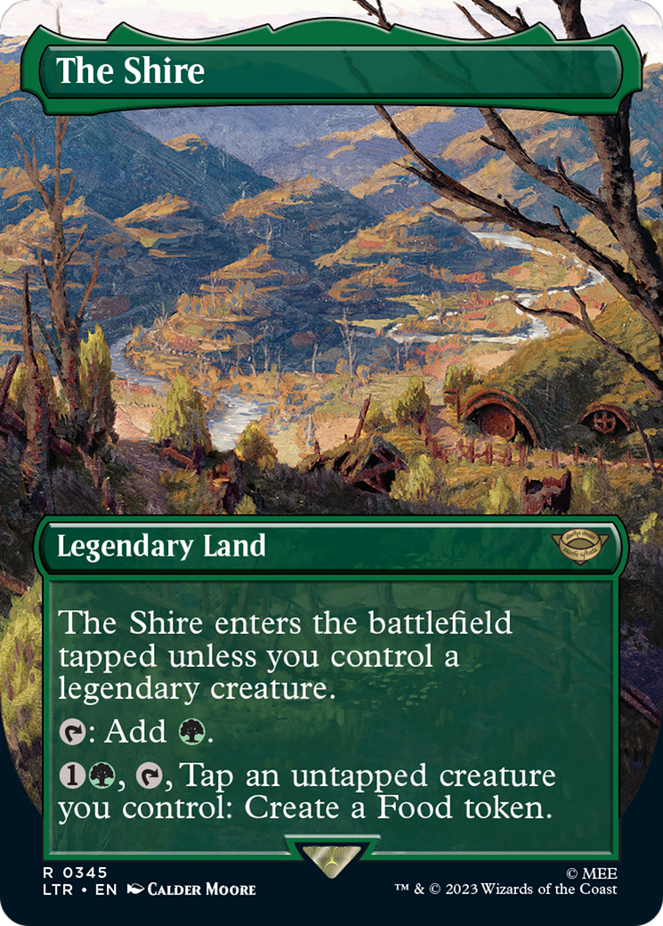 The Shire (Borderless Alternate Art) [The Lord of the Rings: Tales of Middle-Earth] | Exor Games Summserside