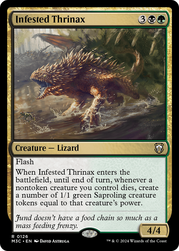 Infested Thrinax [Modern Horizons 3 Commander] | Exor Games Summserside