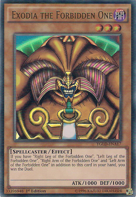 Exodia the Forbidden One [YGLD-ENA17] Ultra Rare | Exor Games Summserside