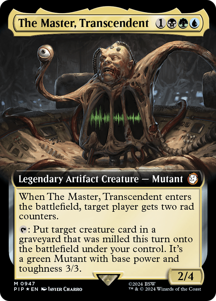 The Master, Transcendent (Extended Art) (Surge Foil) [Fallout] | Exor Games Summserside