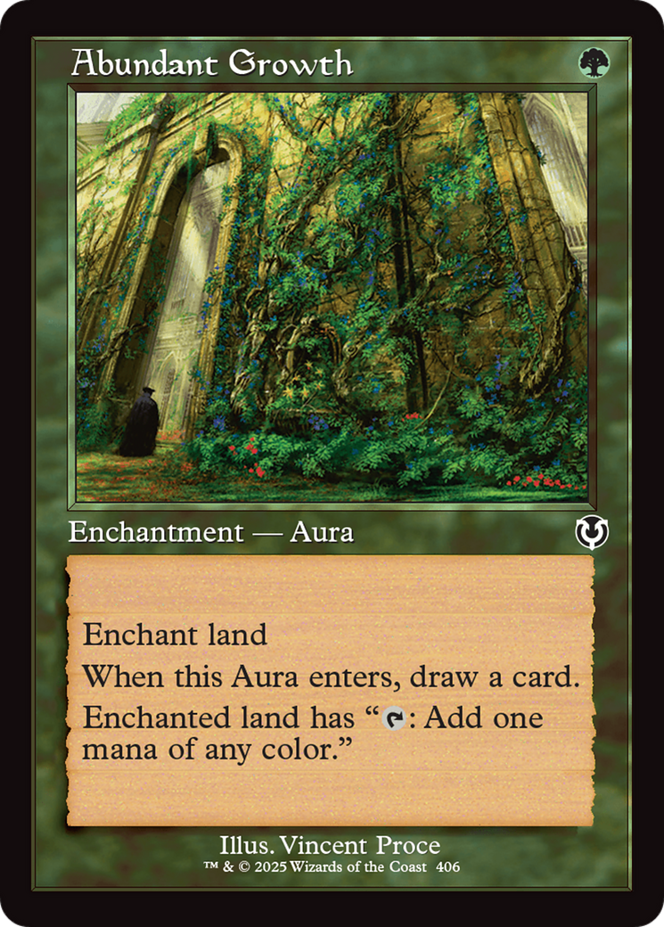 Abundant Growth (Retro Frame) [Innistrad Remastered] | Exor Games Summserside