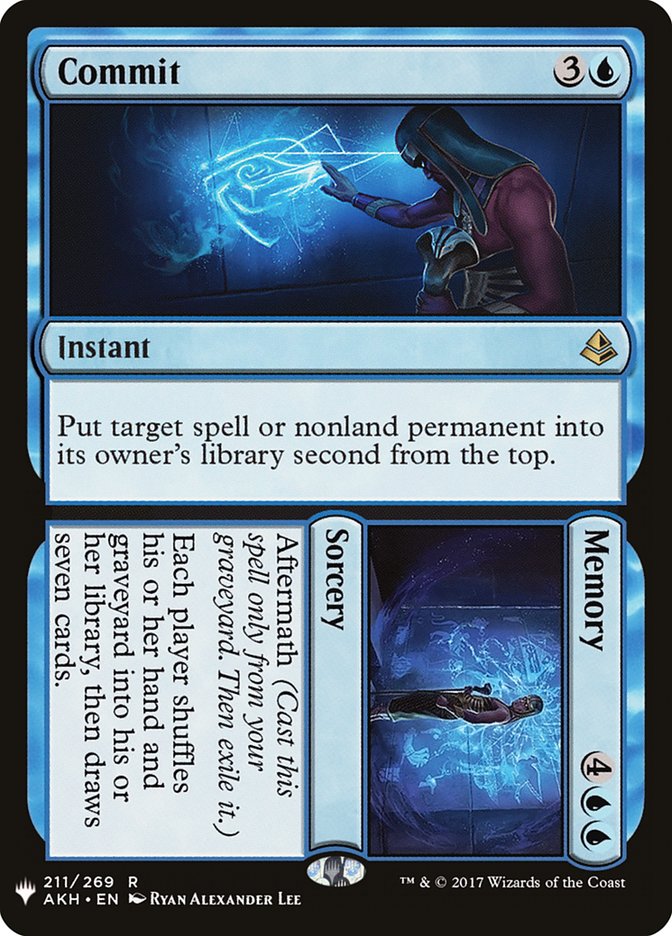 Commit // Memory [The List] | Exor Games Summserside