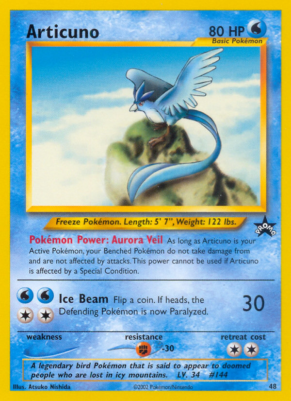 Articuno (48) [Wizards of the Coast: Black Star Promos] | Exor Games Summserside