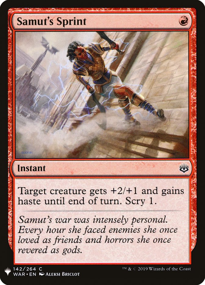 Samut's Sprint [Mystery Booster] | Exor Games Summserside