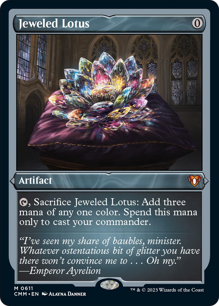 Jeweled Lotus (Foil Etched) [Commander Masters] | Exor Games Summserside