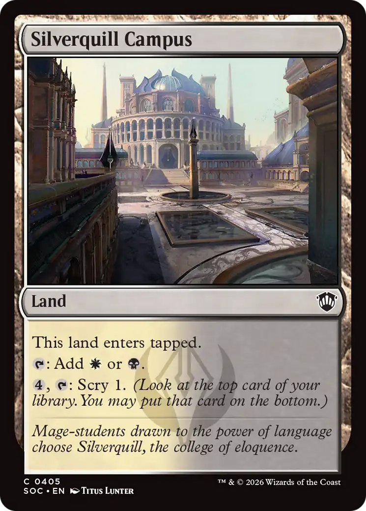 Silverquill Campus [Secrets of Strixhaven Commander] | Exor Games Summserside