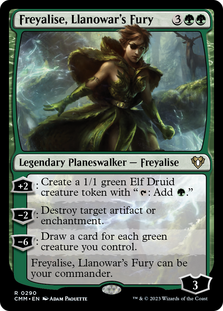 Freyalise, Llanowar's Fury [Commander Masters] | Exor Games Summserside